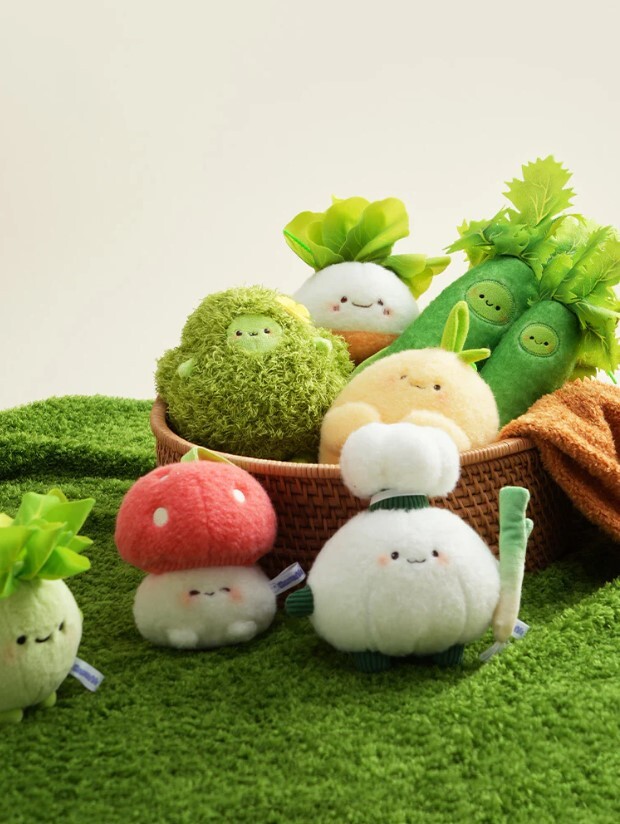 芭爪娛 Bazuuyu 代理版 絨毛 蔬菜家族 南瓜 15cm