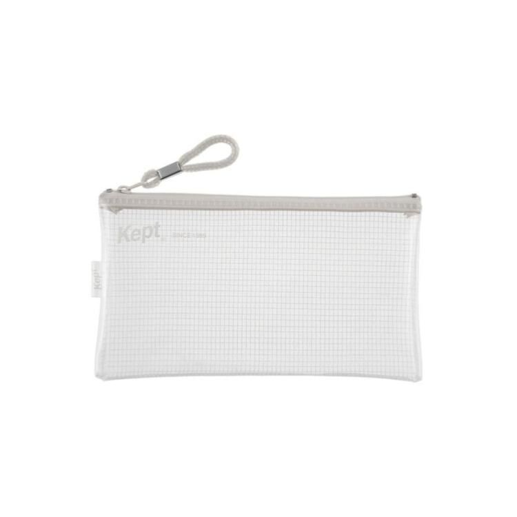 Raymay Kept 透明網眼考試筆袋 灰色