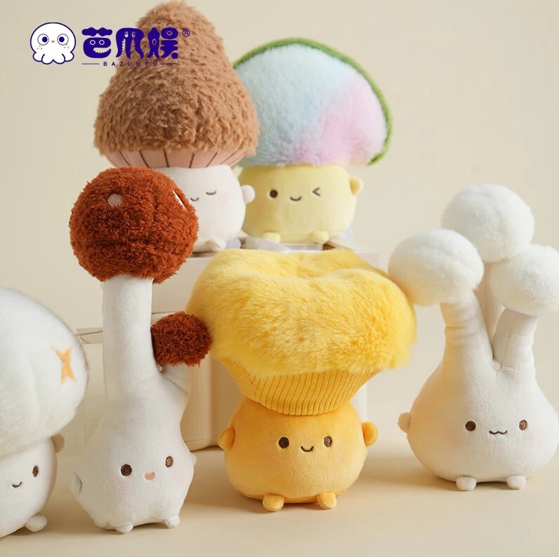 芭爪娛 Bazuuyu 代理版 絨毛 火鍋店食材 魚豆腐 15cm