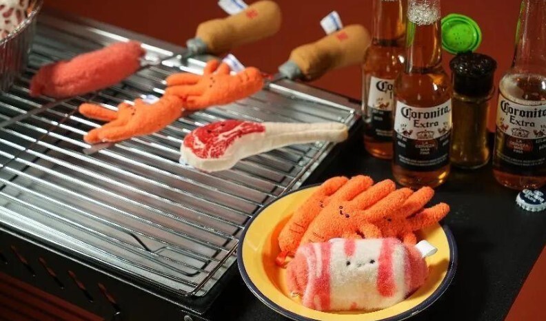 芭爪娛 Bazuuyu 代理版 絨毛 燒烤店 皮皮蝦 蝦蛄 8cm