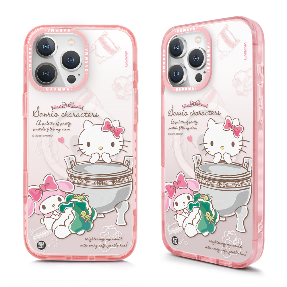 三麗鷗X故宮 iPhone 16系列 磁吸款保護殼  Kitty&Melody