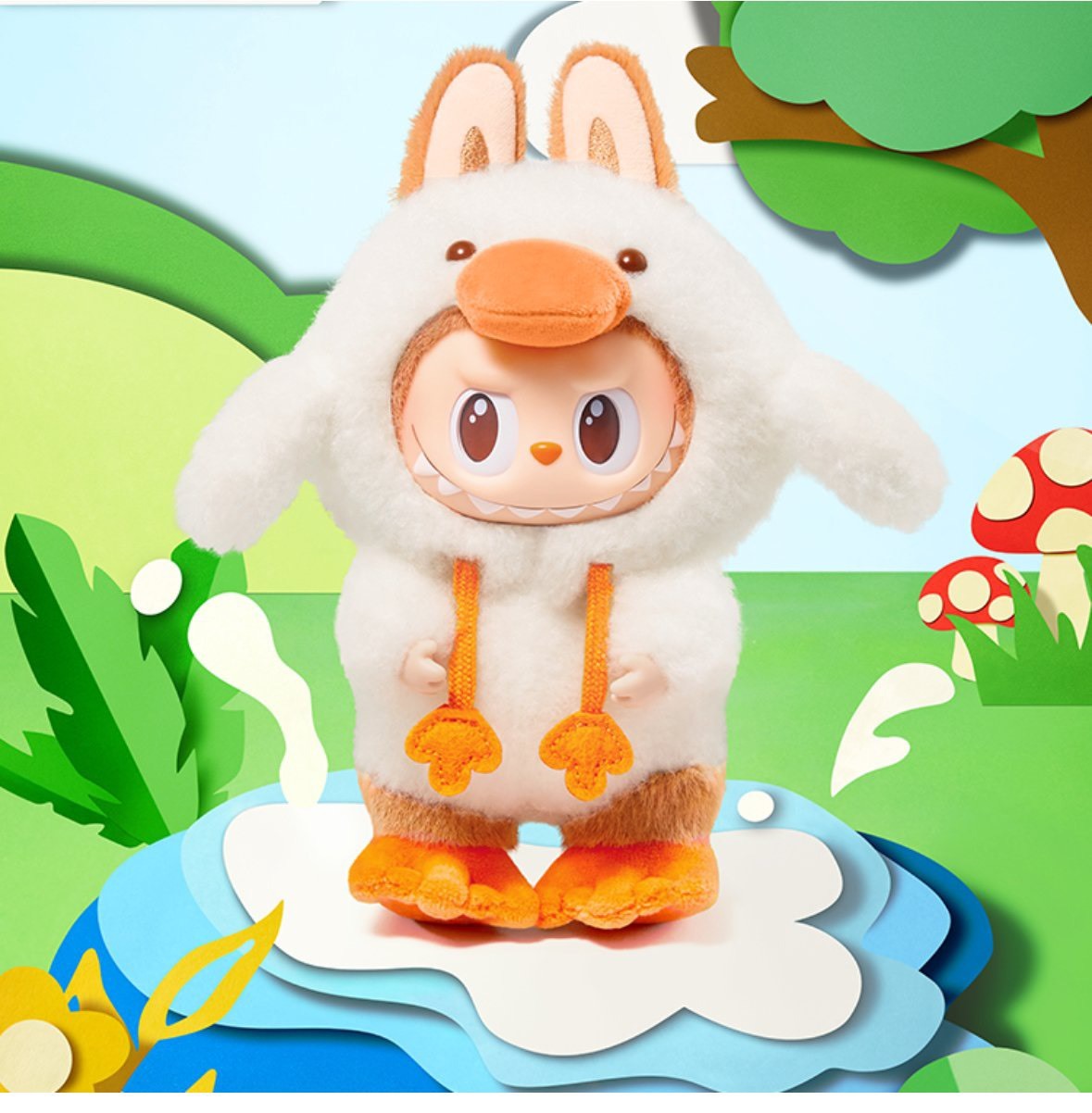 POPMART 泡泡瑪特 LABUBU 森林童話系列 搪膠毛絨吊飾 (VIP限定)