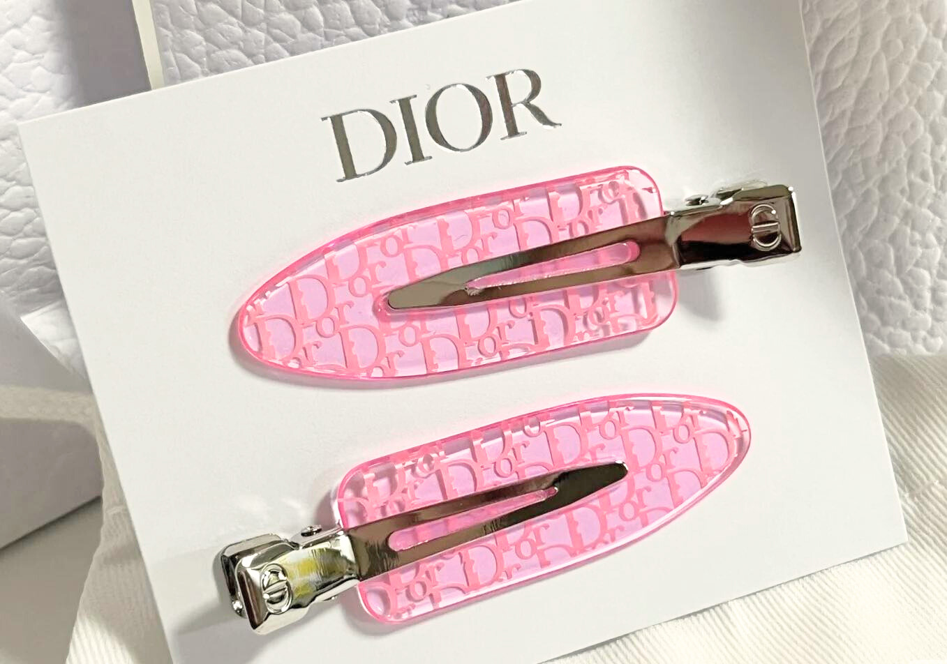 Dior Beauty VIP贈品粉漾緹花髮夾