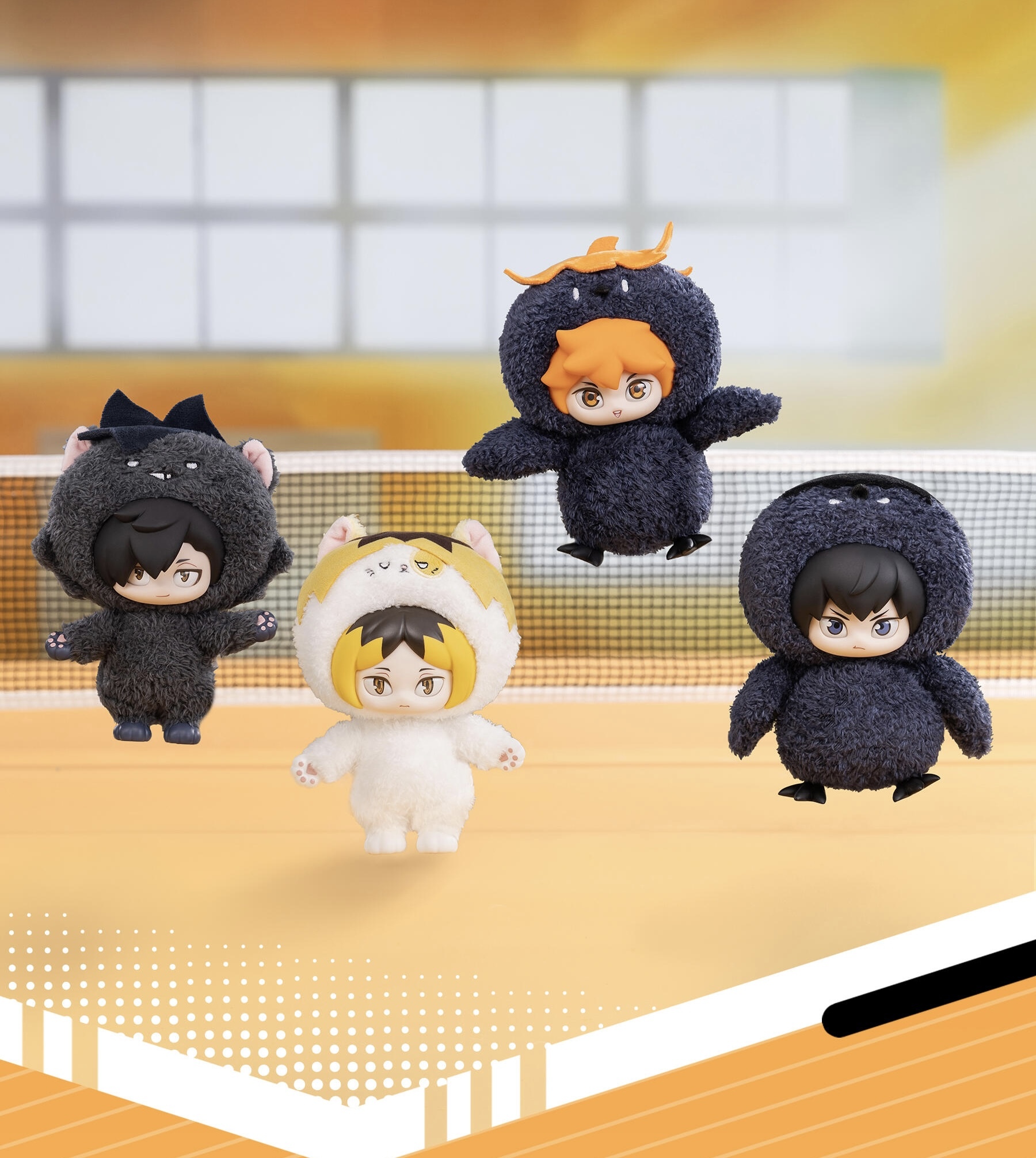 POPMART 泡泡瑪特 共鳴 排球少年!! 垃圾場的決戰 正版聯名 毛絨 吊飾 掛件 日向翔陽 孤爪研磨 4款(任買兩件711免運)/預購