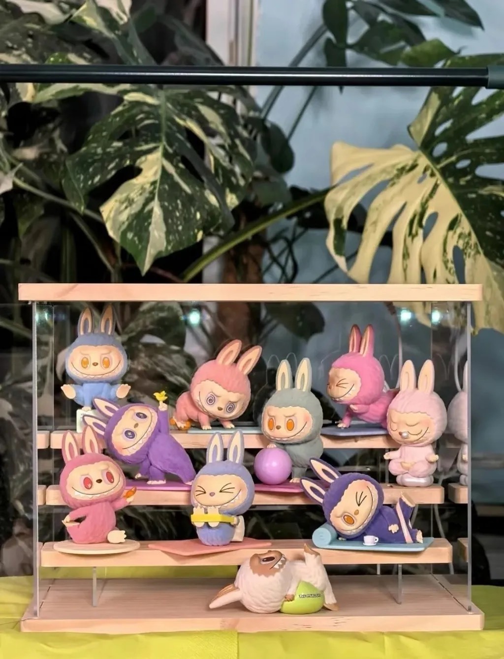 POPMART 泡泡瑪特 LABUBU慵懶瑜伽 塘膠公仔 手辦 盲盒