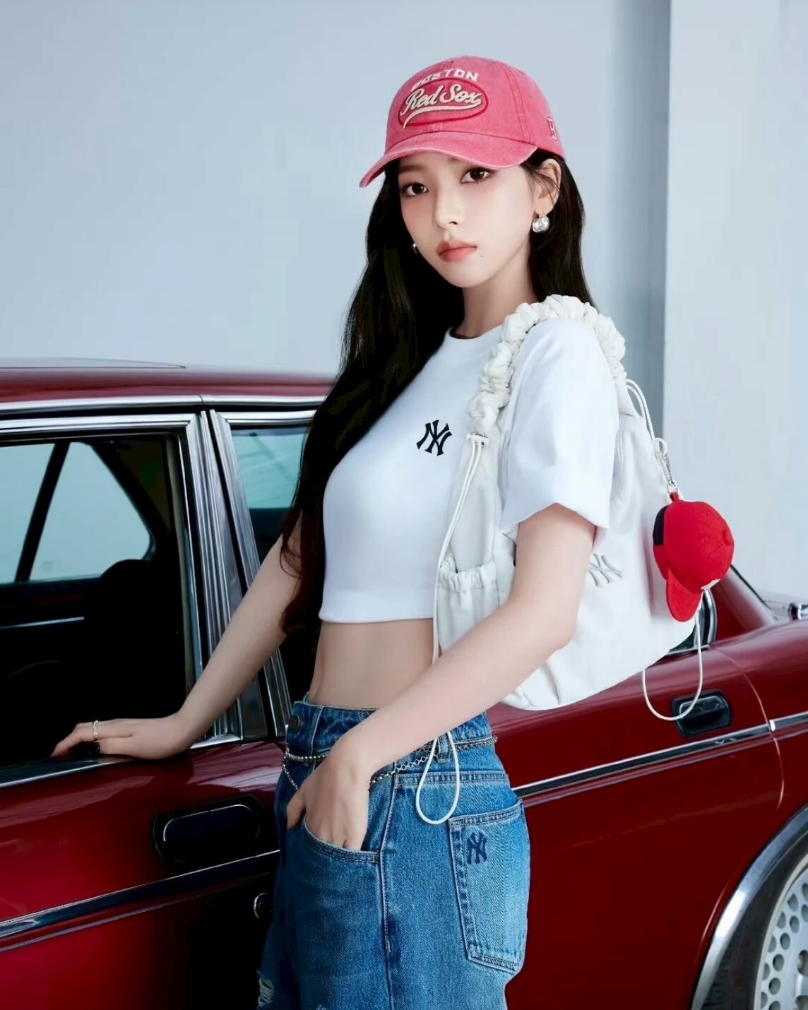 < KARINA 同款 > MLB 雲朵包 斜背包 肩背包 洋基隊 3色