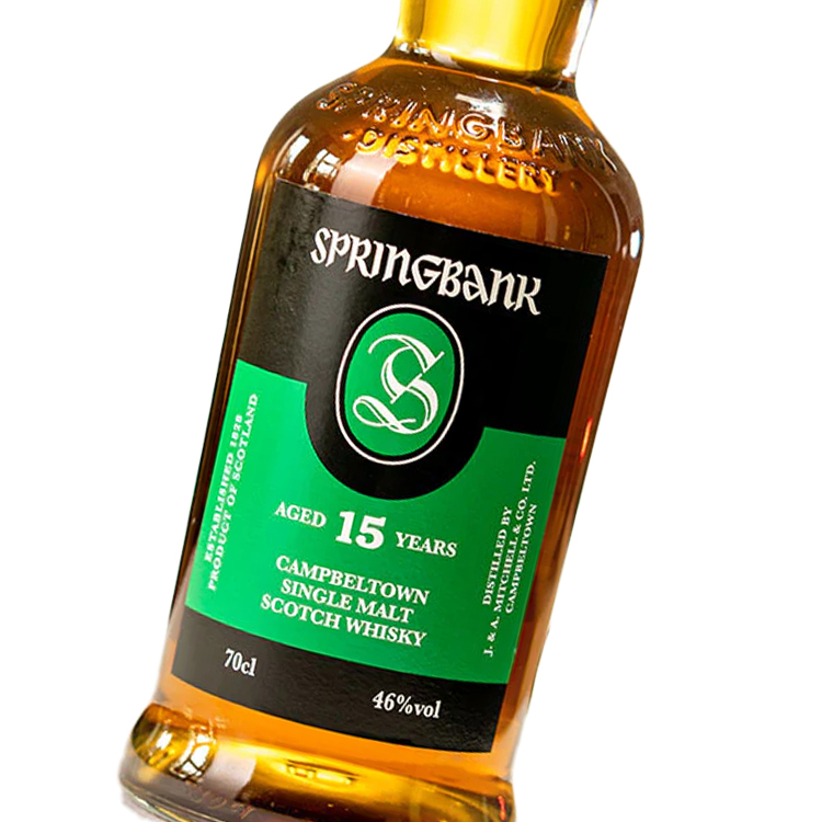 Springbank 15 Year Old Single Malt Scotch Whisky【 無盒】雲頂15年單一麥芽威士忌 700ml