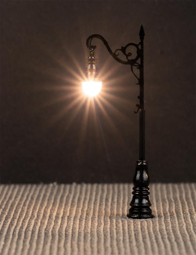 Faller 272127 N規 LED弧形路燈.冷白光.3支