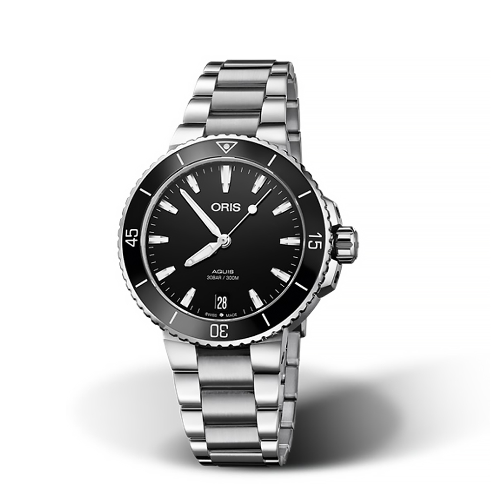 【ORIS 豪利時】01 733 7731 4154-07 8 18 05P 日期顯示 水鬼款 不鏽鋼 手錶