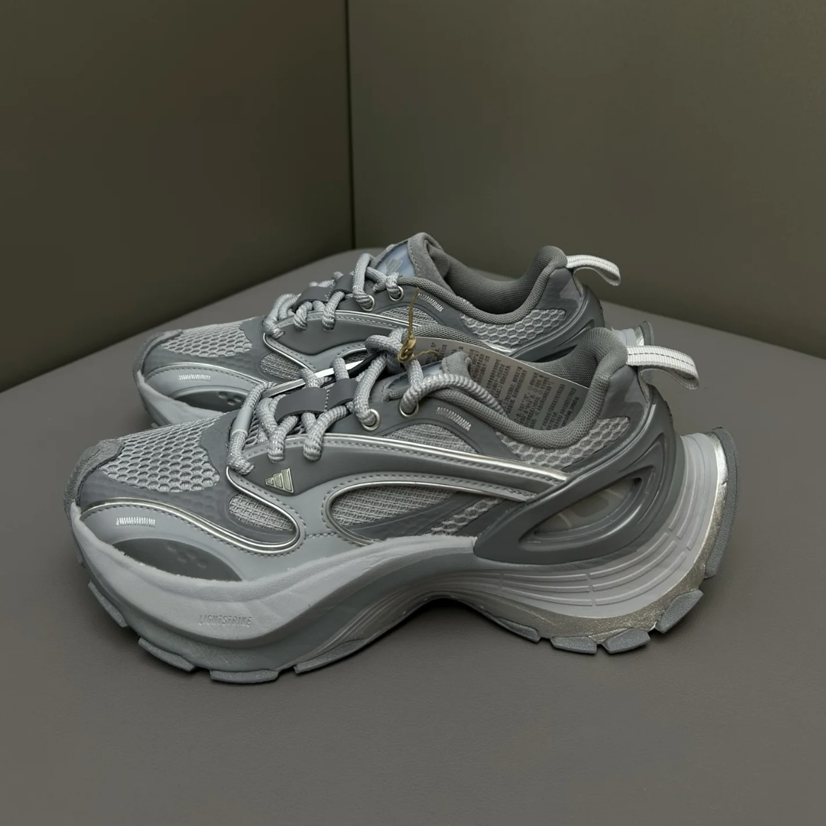 Adidas XLG Speed 3.0 "Sliver" 灰銀 厚底 機甲鞋 未來感 科技 老爹鞋