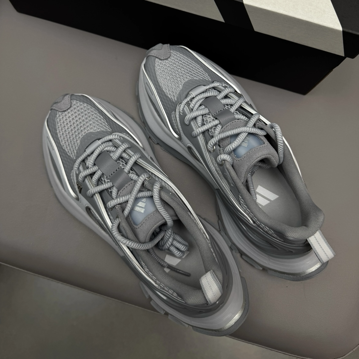 Adidas XLG Speed 3.0 "Sliver" 灰銀 厚底 機甲鞋 未來感 科技 老爹鞋