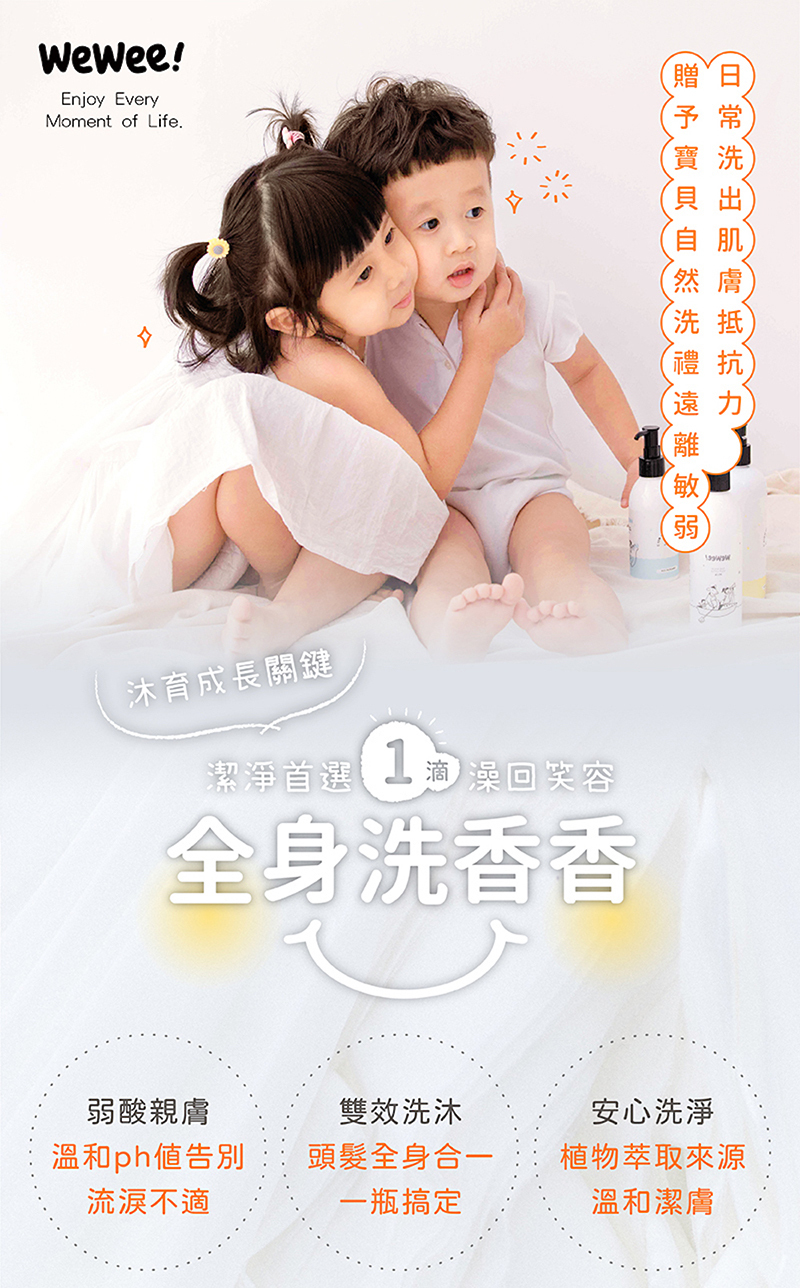 WeWee，全身洗香香