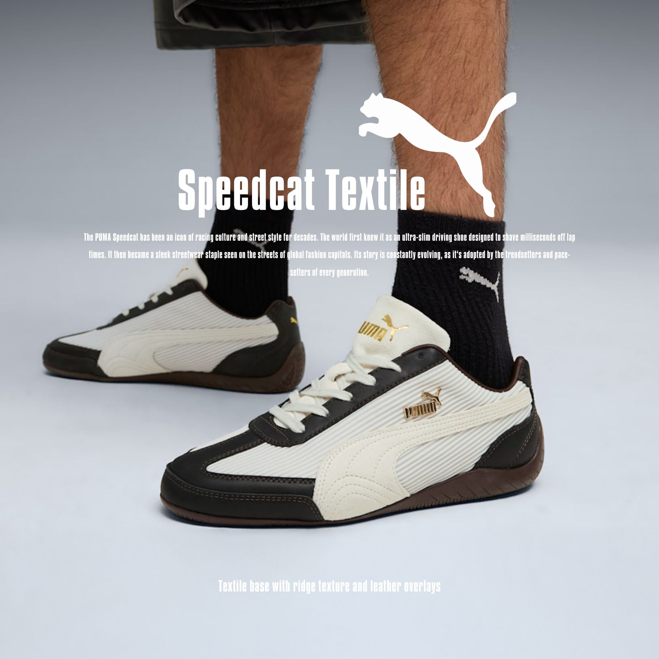 NICEDAY 代購 Puma Speedcat Textile 米白黑 黑 米白 麂皮 特殊 編織 賽車鞋 403660-01