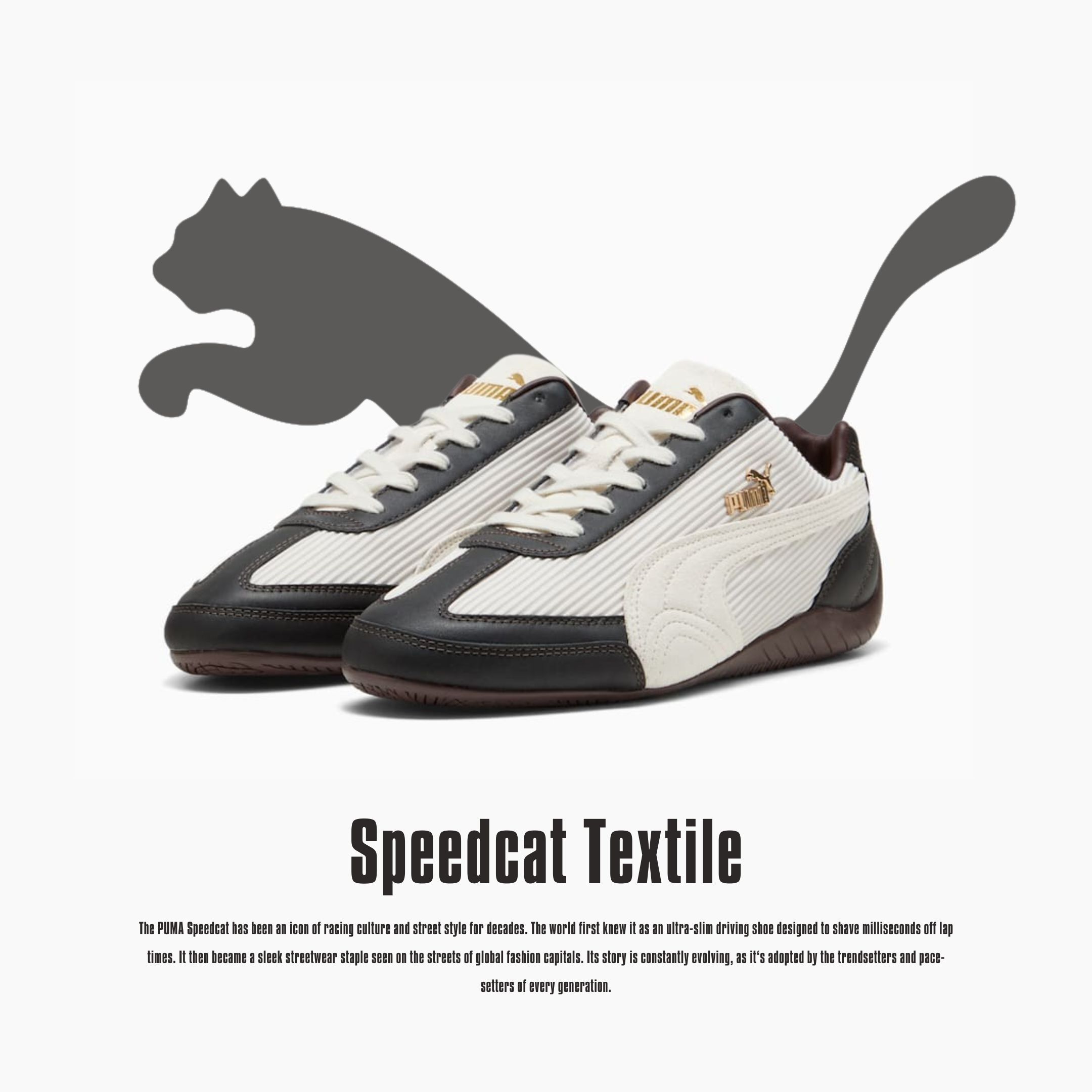 NICEDAY 代購 Puma Speedcat Textile 米白黑 黑 米白 麂皮 特殊 編織 賽車鞋 403660-01