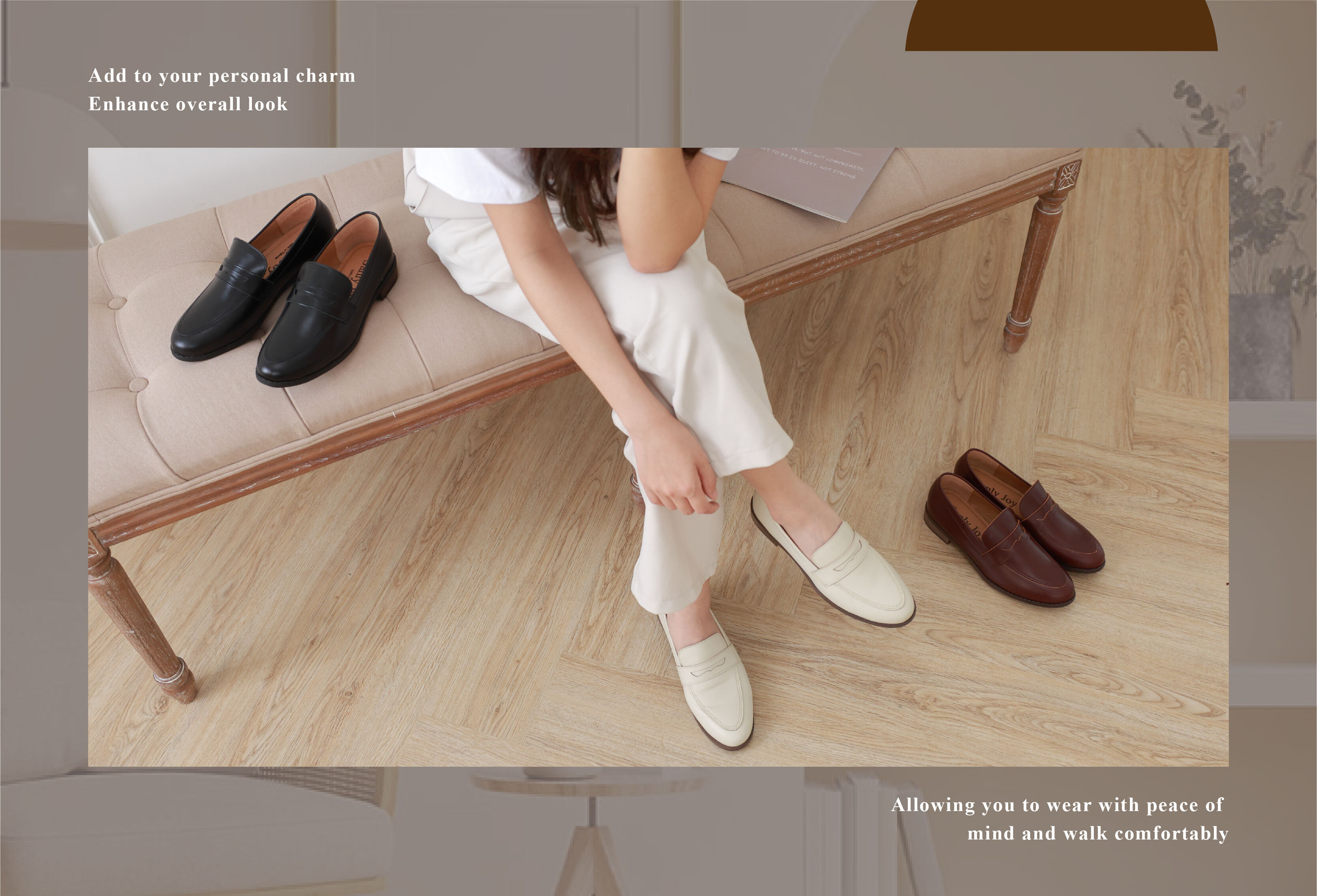 真皮樂福鞋穿搭圖｜搭配長褲、裙裝都顯利落