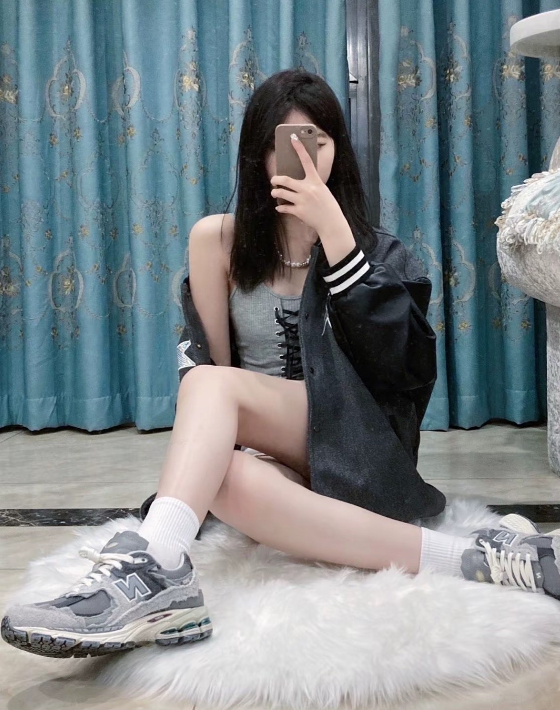 【OWN】New Balance 2002R 球鞋 破壞 刀割 解構 休閒 慢跑 運動 限量 迷彩 灰色 M2002RDA