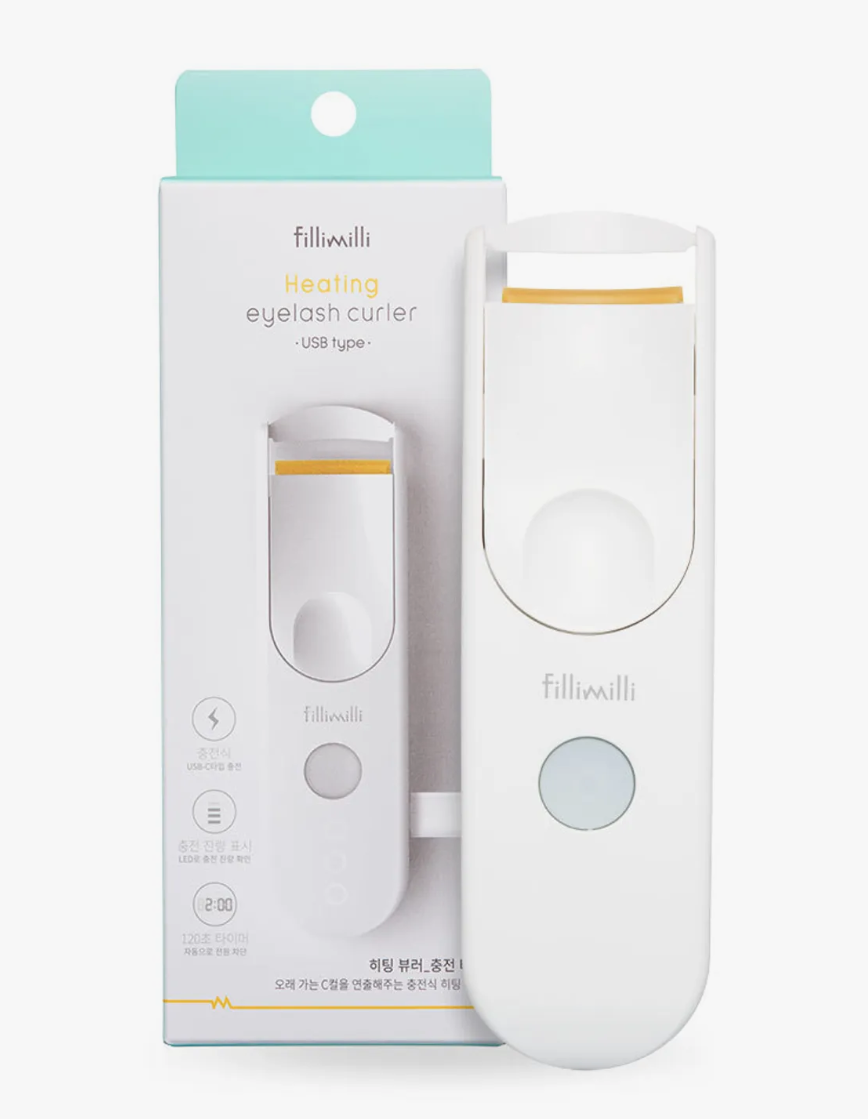 韓國製Fillimilli 電熱睫毛夾| 第二代升級| USB式叉電【hold得到睫毛✔️雙倍自然捲曲✔️😍】