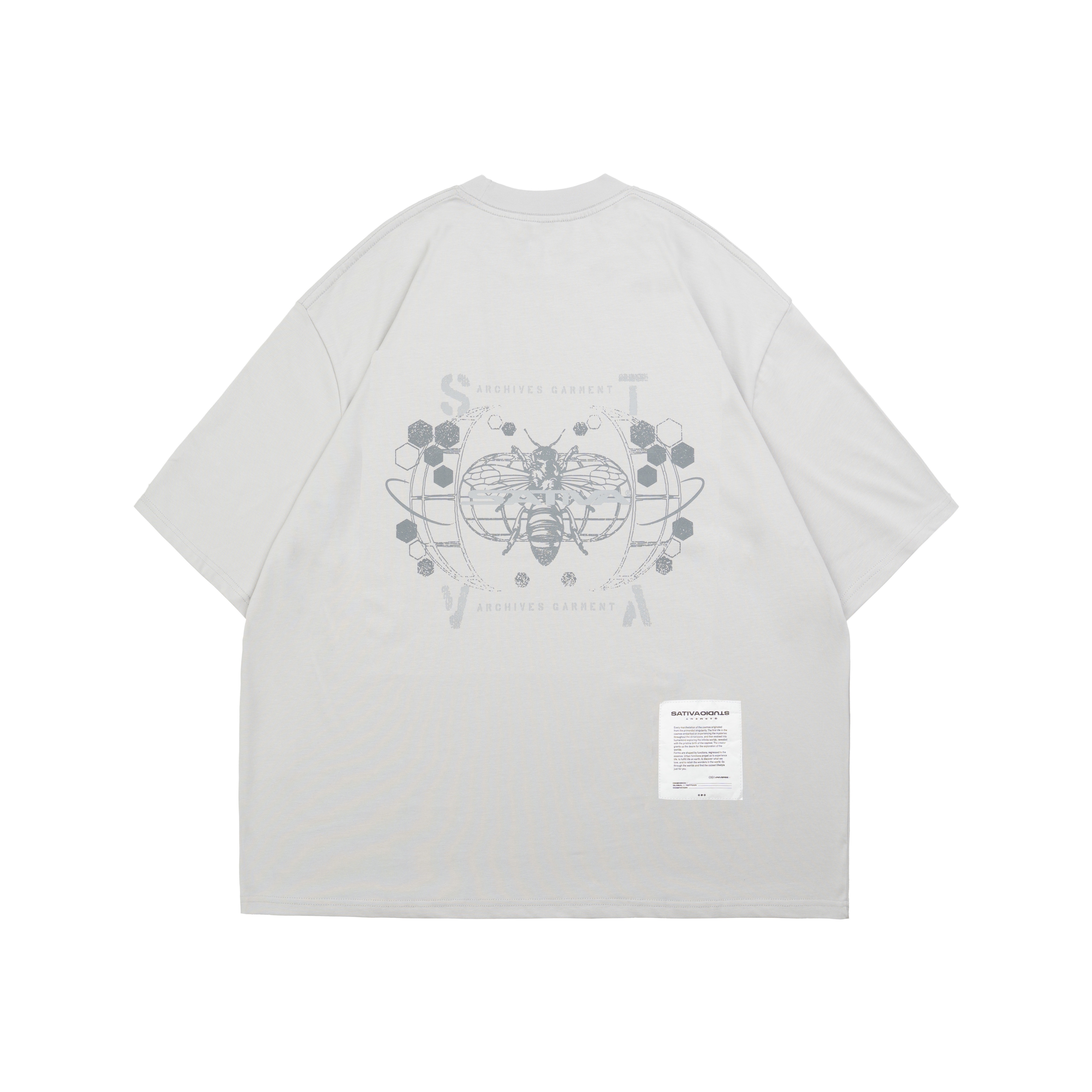 BE-01 “Fluttering” Tee - Grey