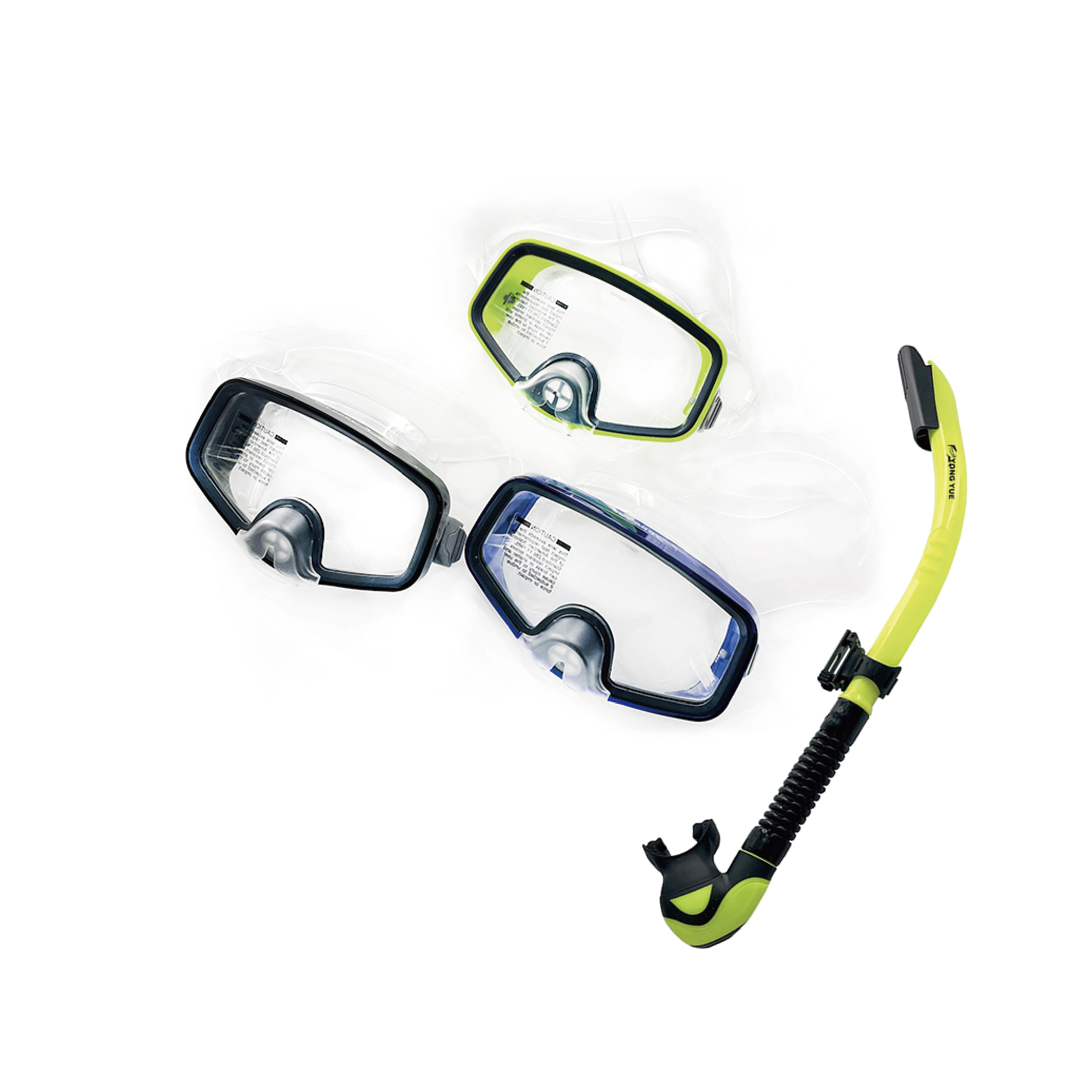 YONGYUE矽膠面鏡呼吸管組-M11S排水閥