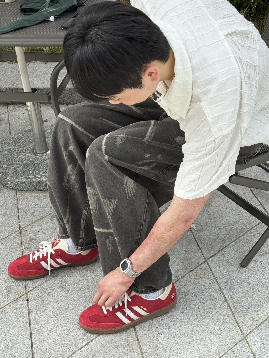 爆款灰塵牛仔褲