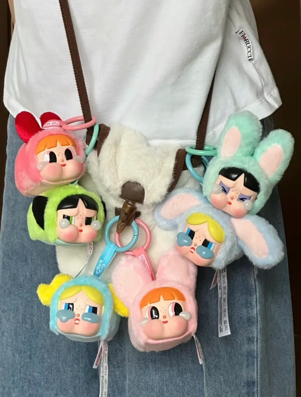 POPMART 泡泡瑪特 哭娃CRYBABY × 飛天小女警系列-搪膠臉毛絨盲盒