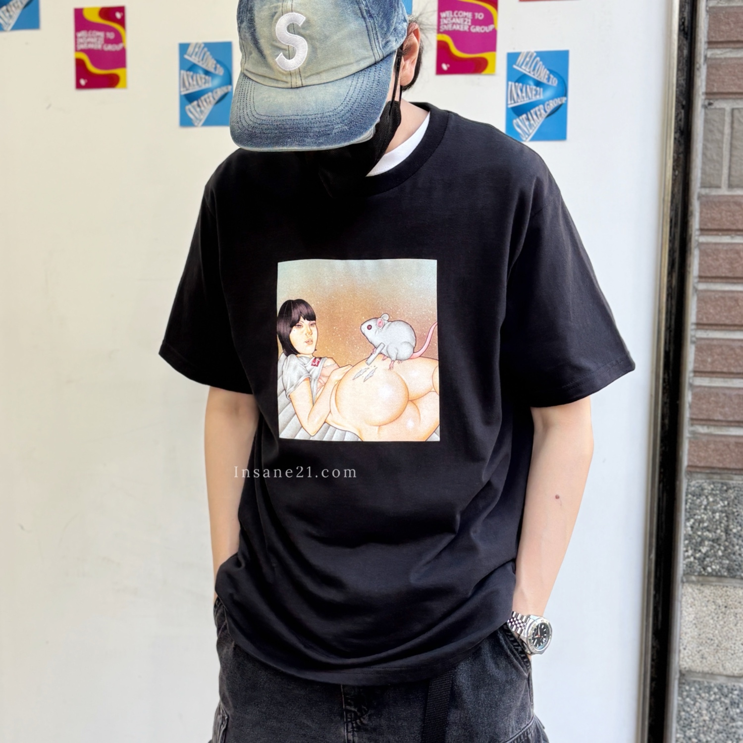 SUPREME 25SS 短髮女孩 老鼠 屁股 短袖 上衣 T-SHIRT
