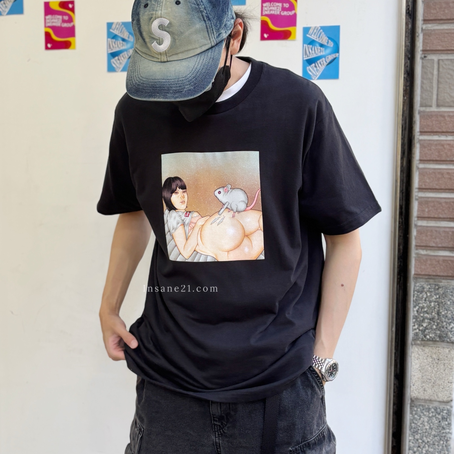 SUPREME 25SS 短髮女孩 老鼠 屁股 短袖 上衣 T-SHIRT