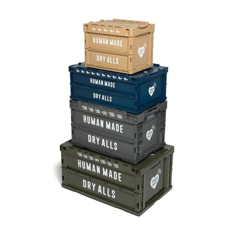 現貨┃HUMAN MADE HUMAN MADE CONTAINER 20L 奶茶色摺疊多功能收納箱