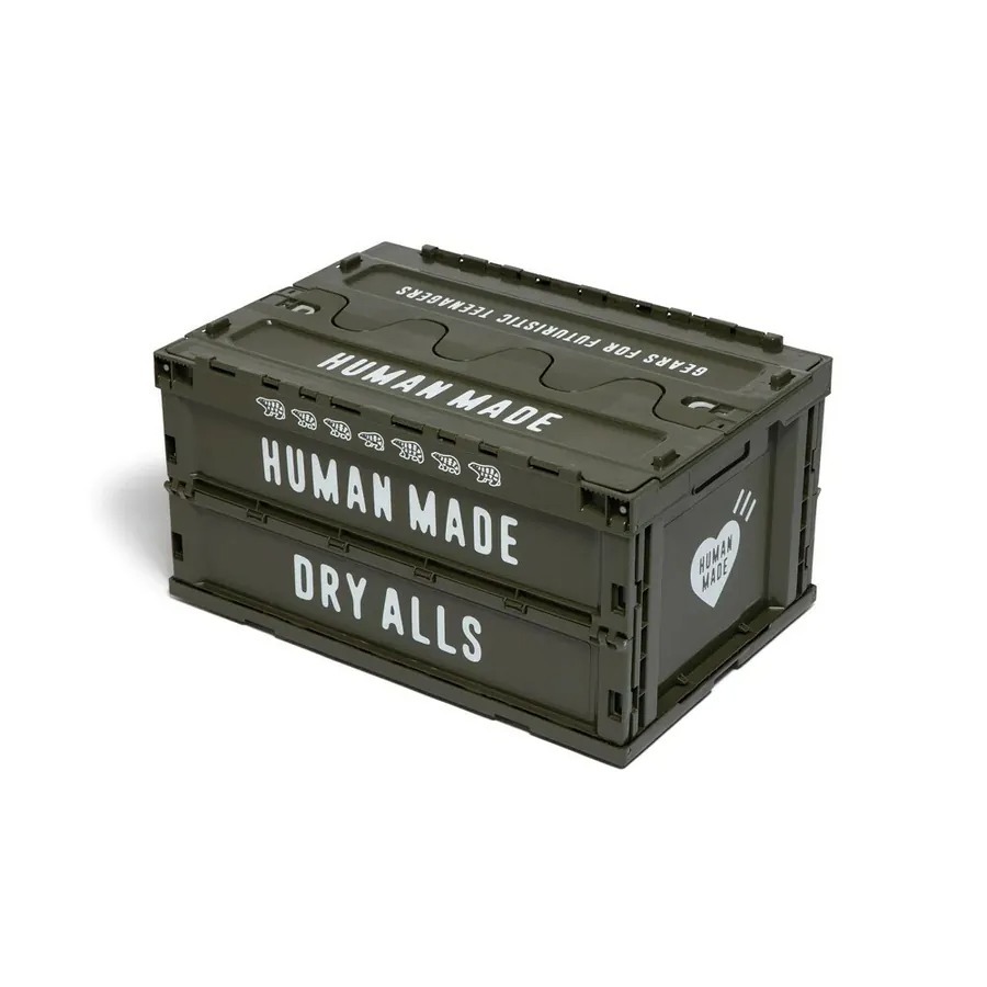 現貨┃HUMAN MADE CONTAINER 20L 奶茶色摺疊多功能收納箱
