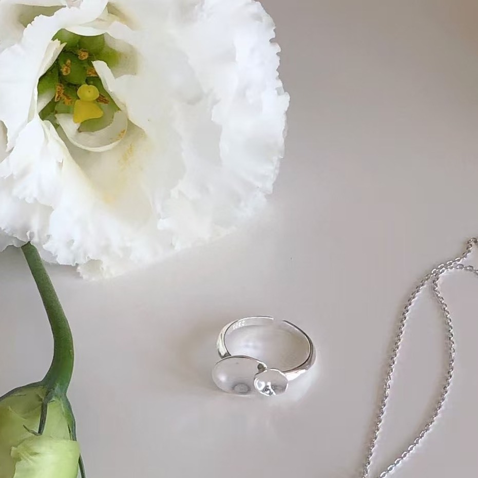 925Silver-Hammered Ring