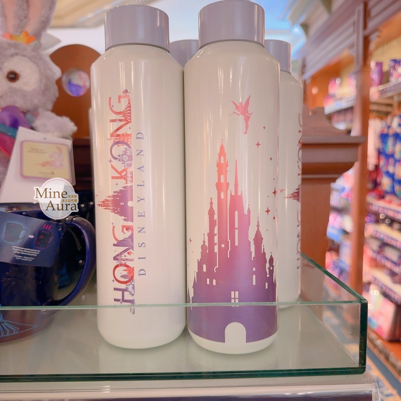 樂園限定 Skyline 主題 城堡 圖案 水壺 -香港迪士尼樂園