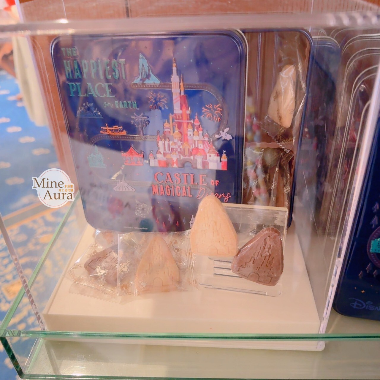 樂園限定 Skyline 主題 城堡 圖案 曲奇餅 餅乾 鐵盒 -香港迪士尼樂園
