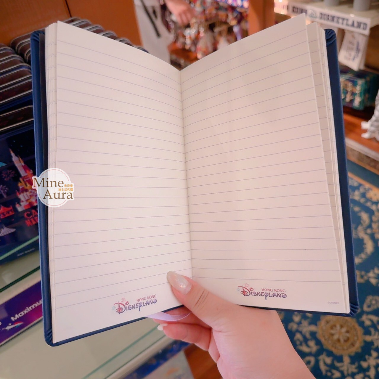 樂園限定 Skyline 主題 城堡 圖案 筆記本 記事本 -香港迪士尼樂園