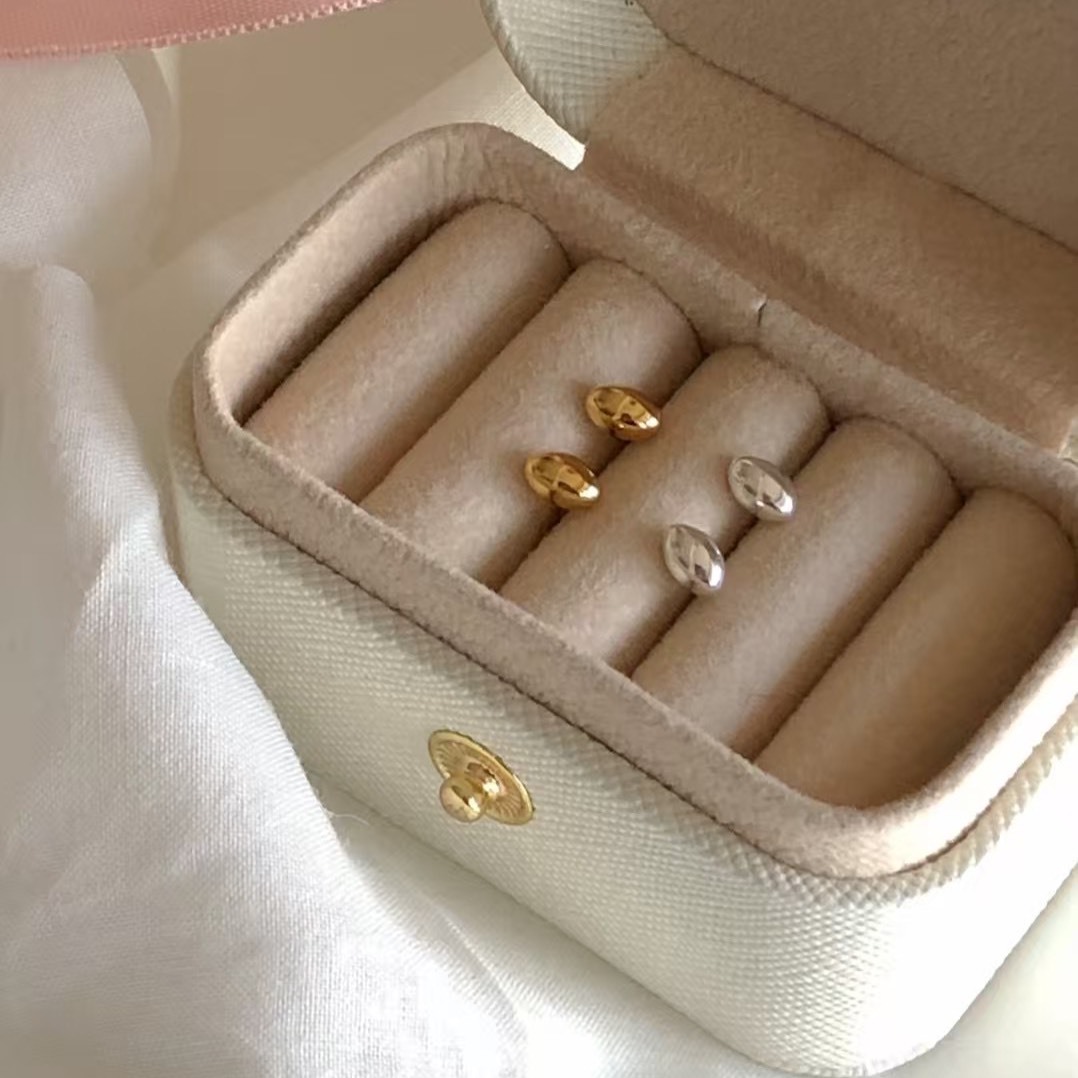 925Silver-小豆豆 耳環