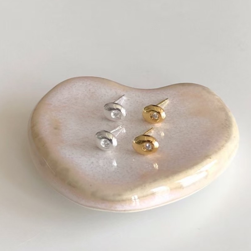 925Silver-水之鑽 耳環