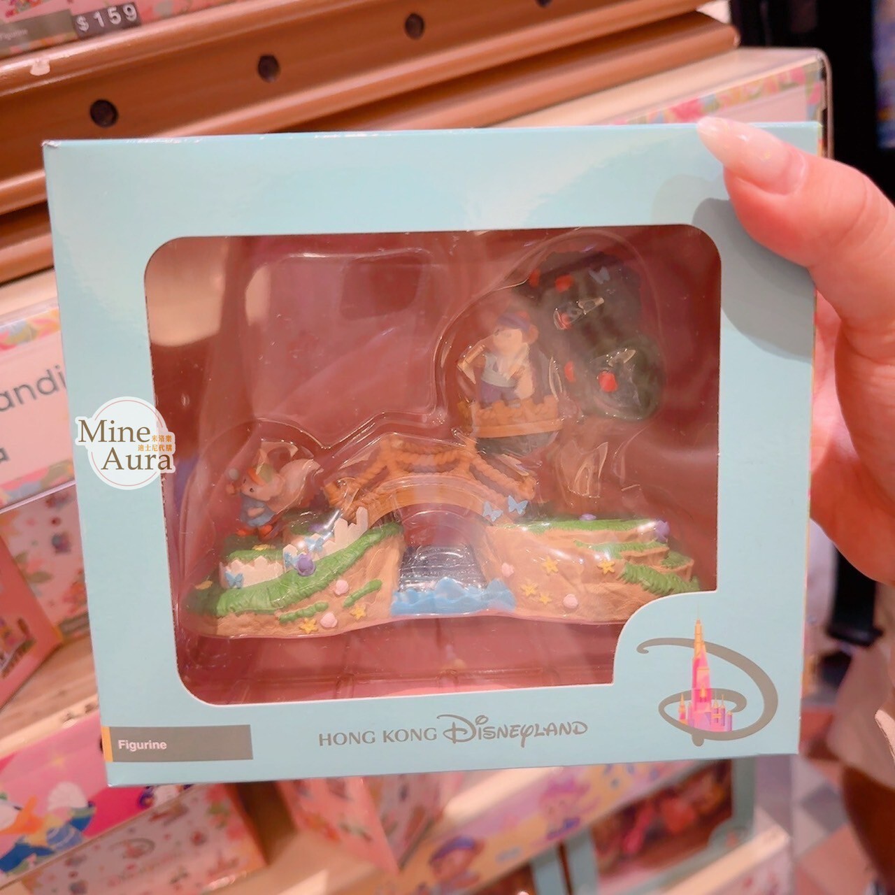 20周年奇妙派對 達菲Duffy與好友 花車模型 擺飾品 -香港迪士尼樂園