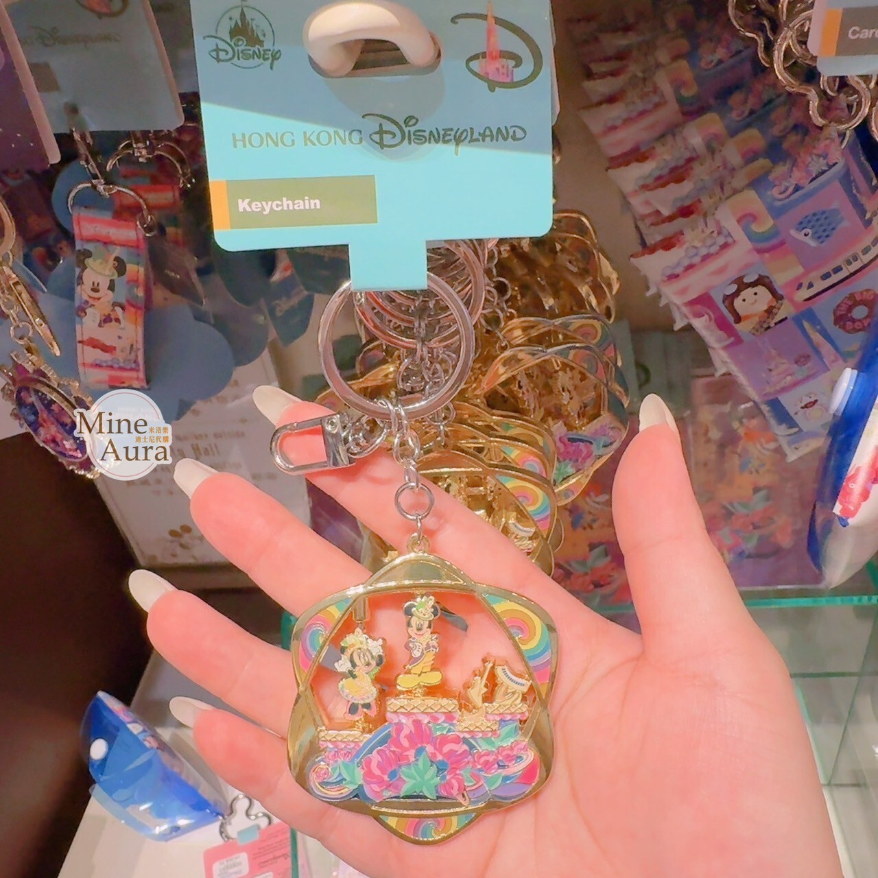 20周年 巡遊派對 米奇 Mickey 米妮 Minnie 造型 鑰匙圈 吊飾 -香港迪士尼樂園