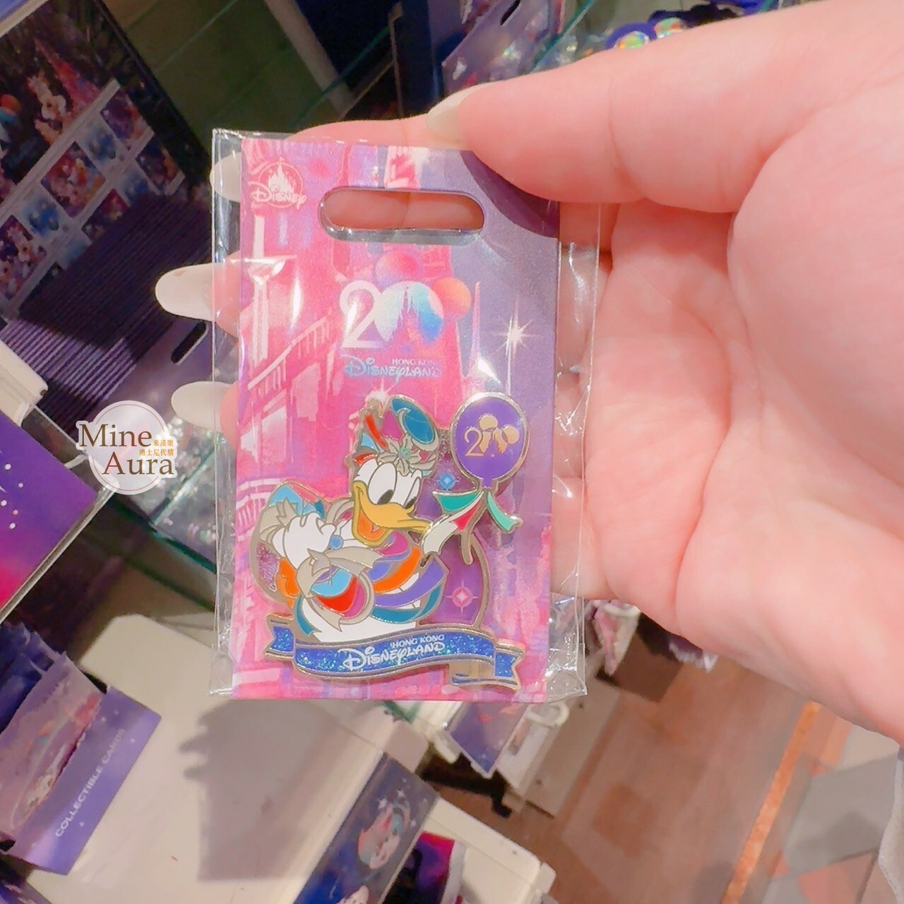 20周年奇妙派對 唐老鴨 Donald 造型 徽章 PIN -香港迪士尼樂園