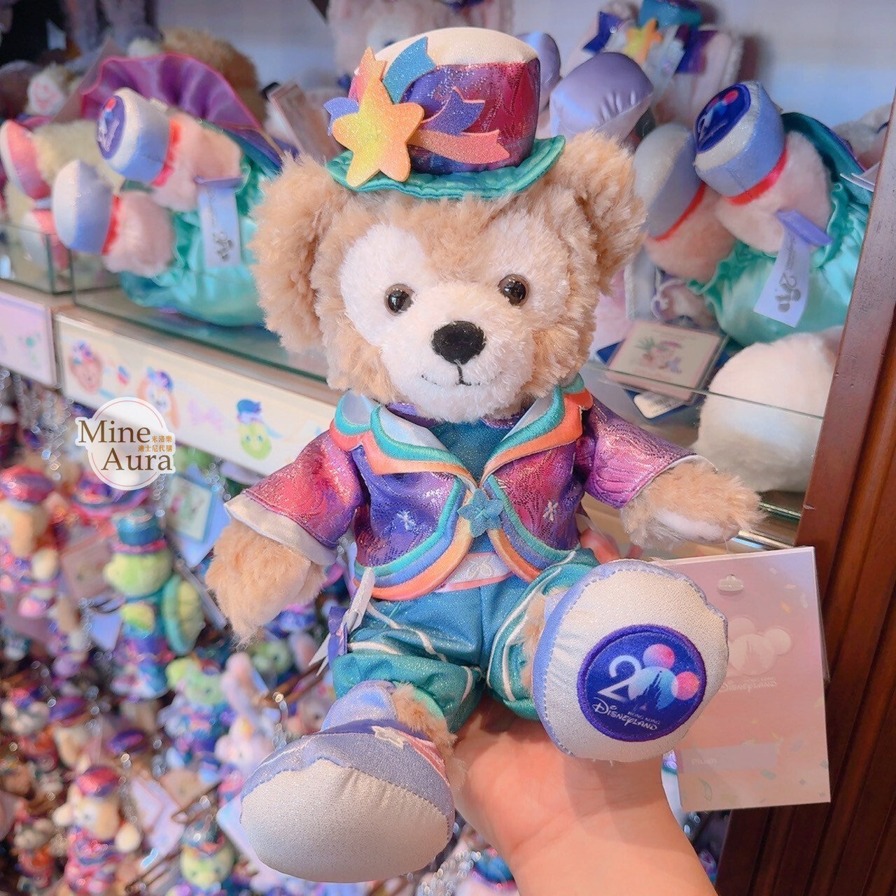 20周年奇妙派對 達菲Duffy與好友 達菲Duffy SS號 娃娃 玩偶 -香港迪士尼樂園