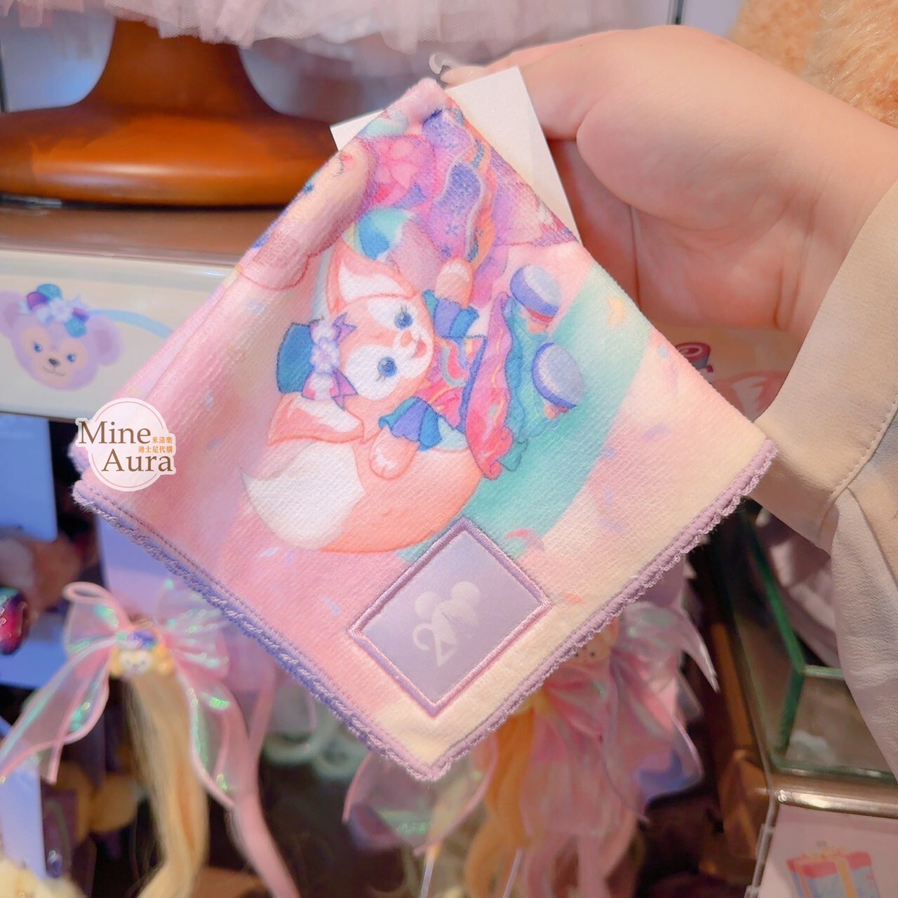 20周年奇妙派對 達菲Duffy與好友 圖案 毛巾 -香港迪士尼樂園