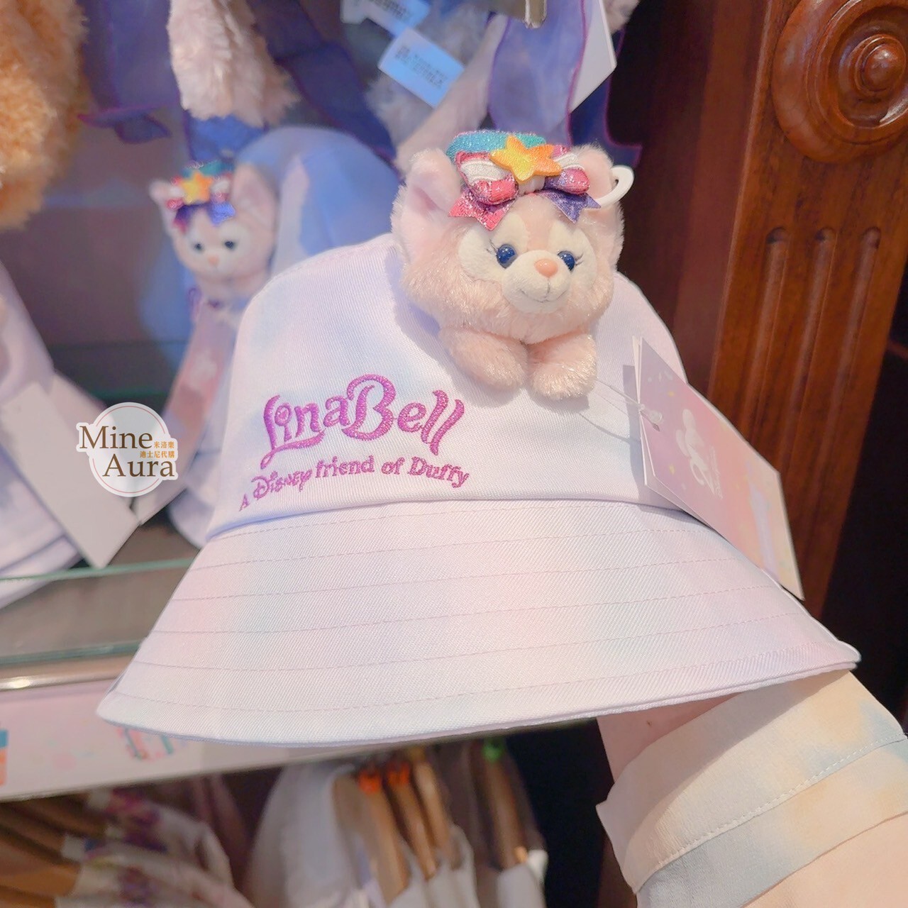 20周年奇妙派對 達菲Duffy與好友 玲娜貝兒 Lina bell 漁夫帽 帽子 -香港迪士尼樂園