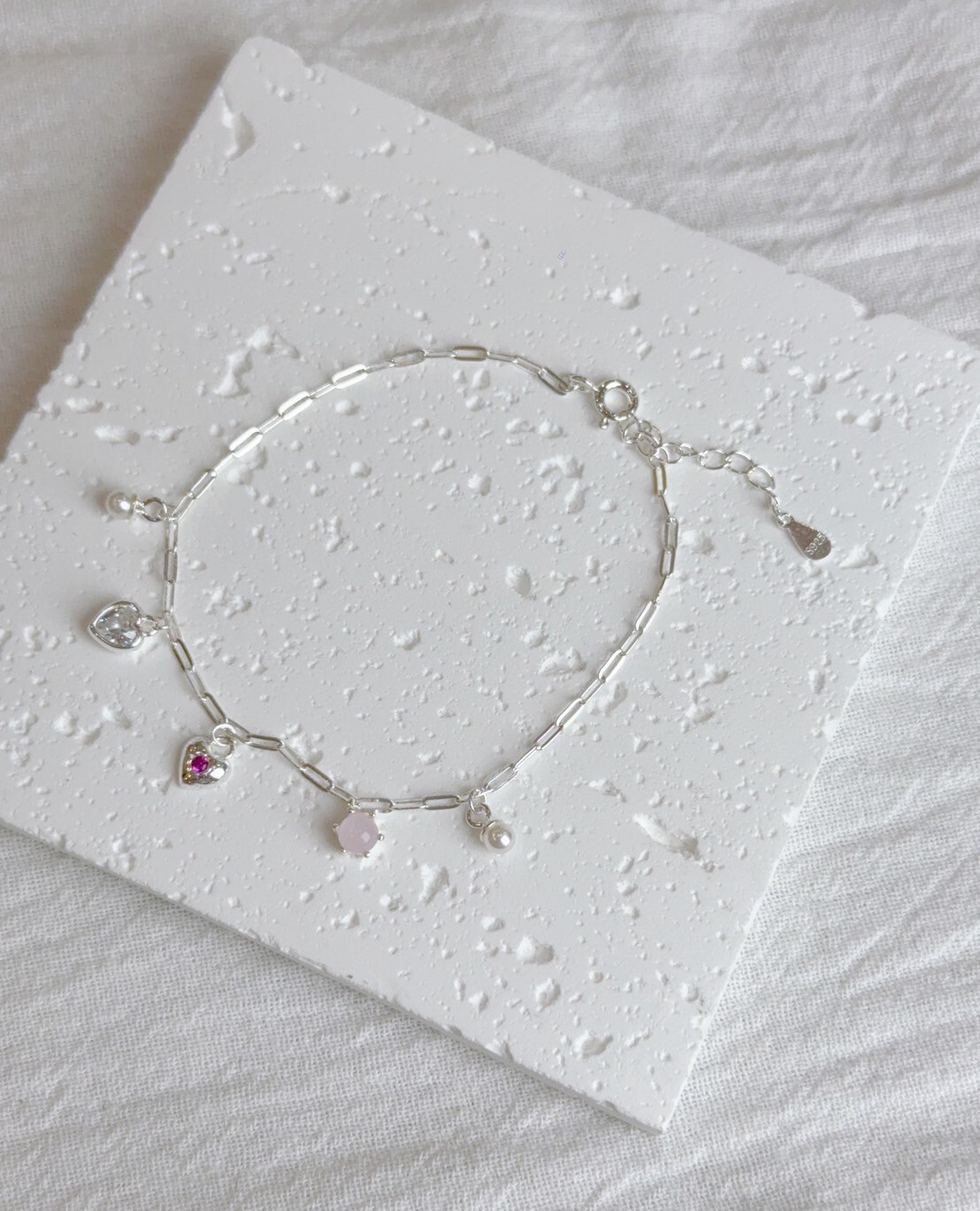 心之鎖向|925純銀手鍊