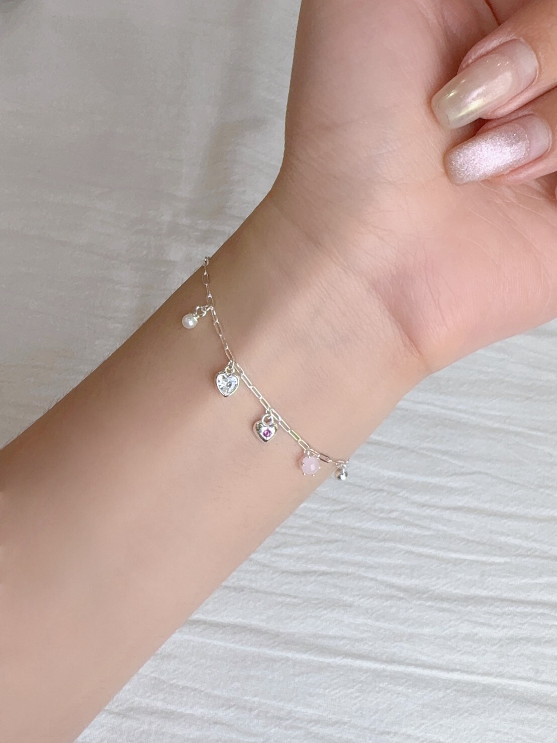 心之鎖向|925純銀手鍊