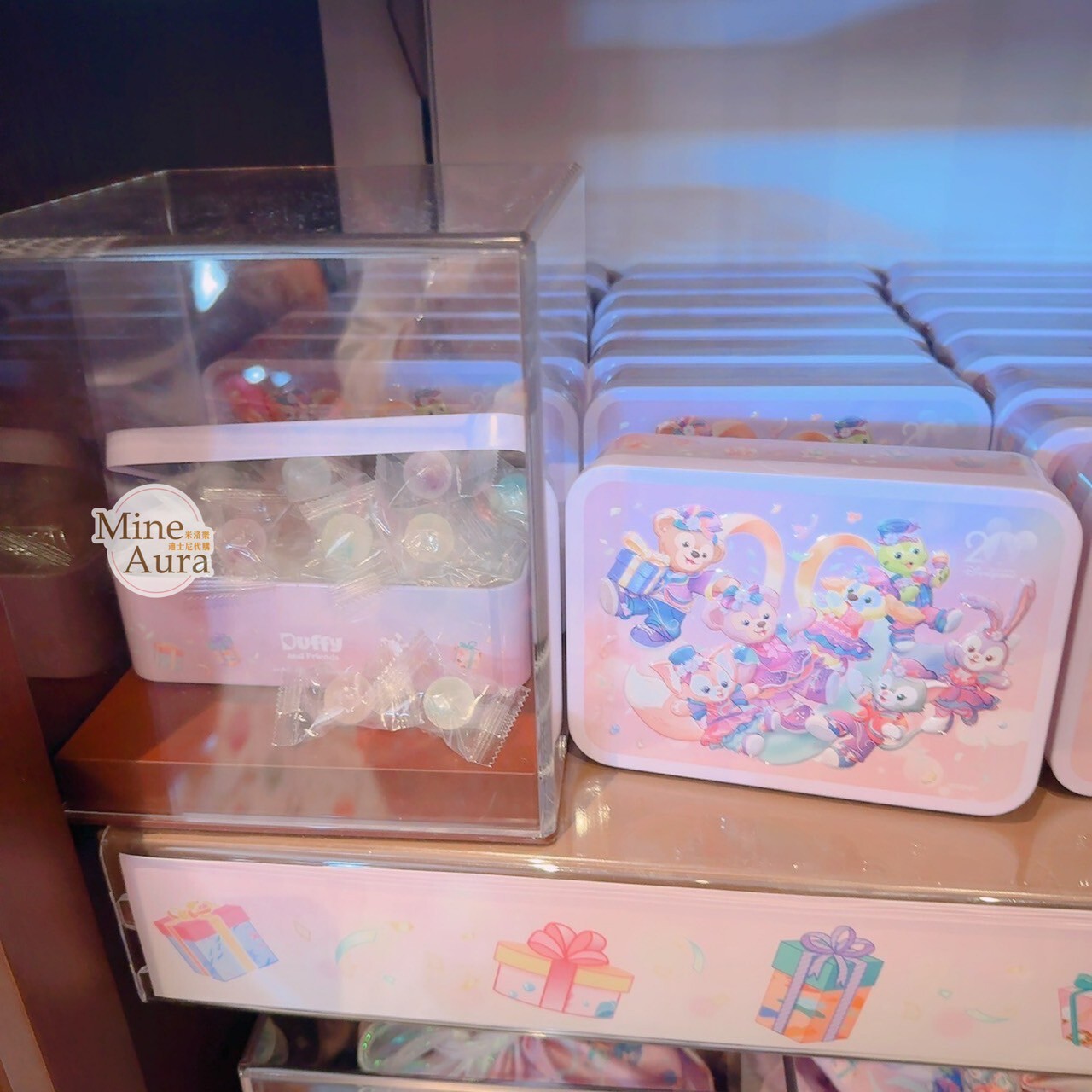 20周年奇妙派對 達菲Duffy與好友 糖果 鐵盒 -香港迪士尼樂園