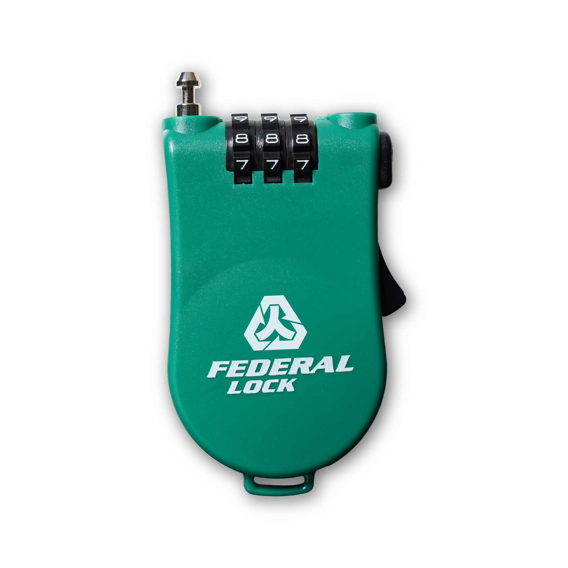 浪人祭 X FEDERAL LOCK - 353 多功能萬用鋼繩密碼鎖（孔雀綠）