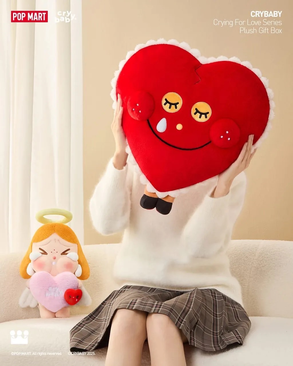 POPMART 泡泡瑪特 CRYBABY哭娃💧 愛神系列 Crying For Love SeriesPlush Gift Box 情人禮盒🎁