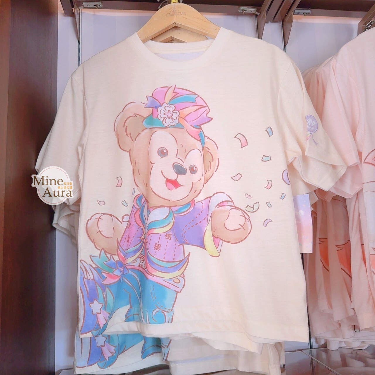 20周年奇妙派對 達菲Duffy與好友 達菲 Duffy 圖案 短T 上衣 -香港迪士尼樂園