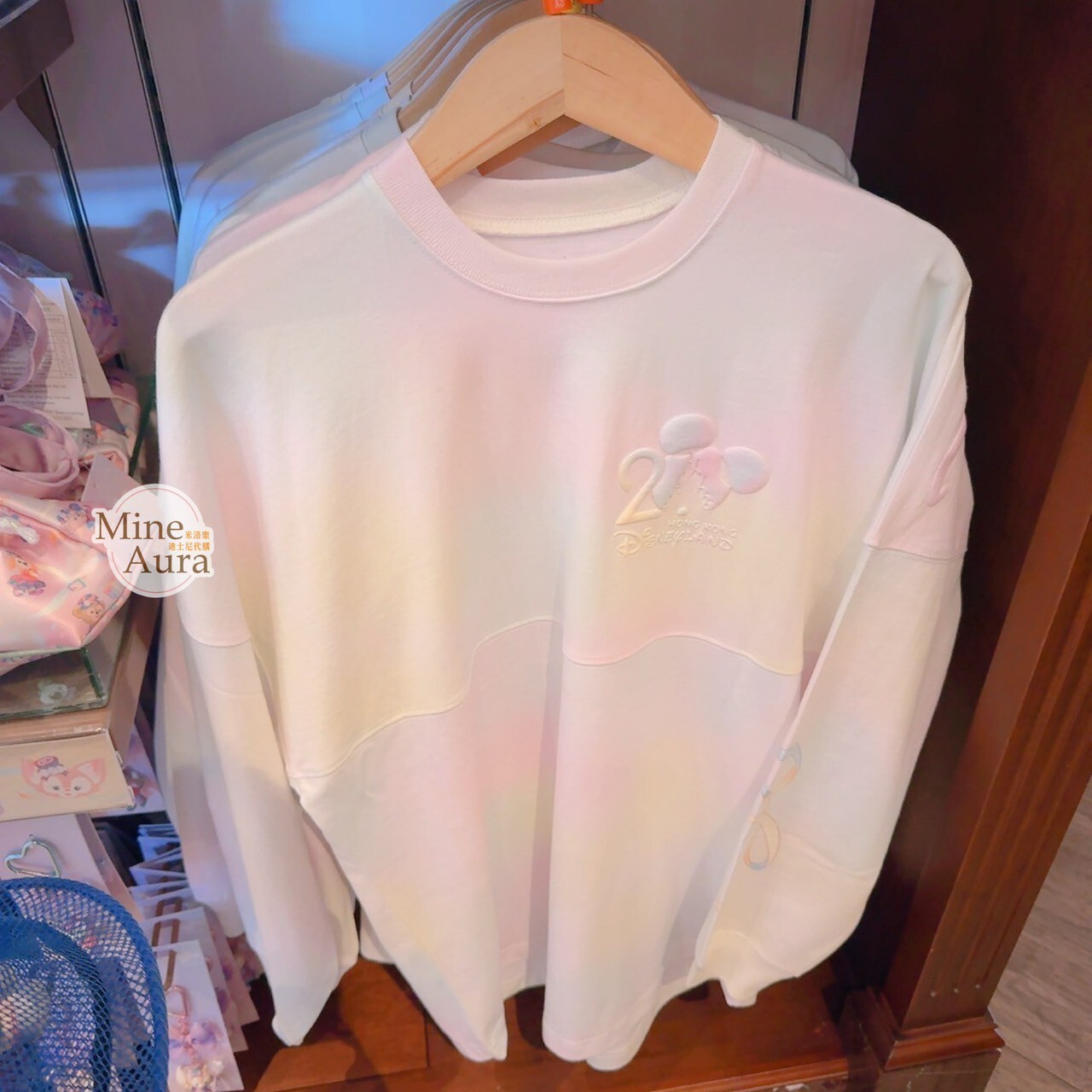 20周年奇妙派對 達菲Duffy與好友 圖案 漸層 上衣 -香港迪士尼樂園