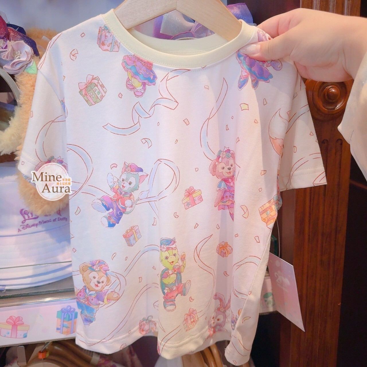 20周年奇妙派對 達菲Duffy與好友 小童 兒童 圖案 短T 上衣 -香港迪士尼樂園