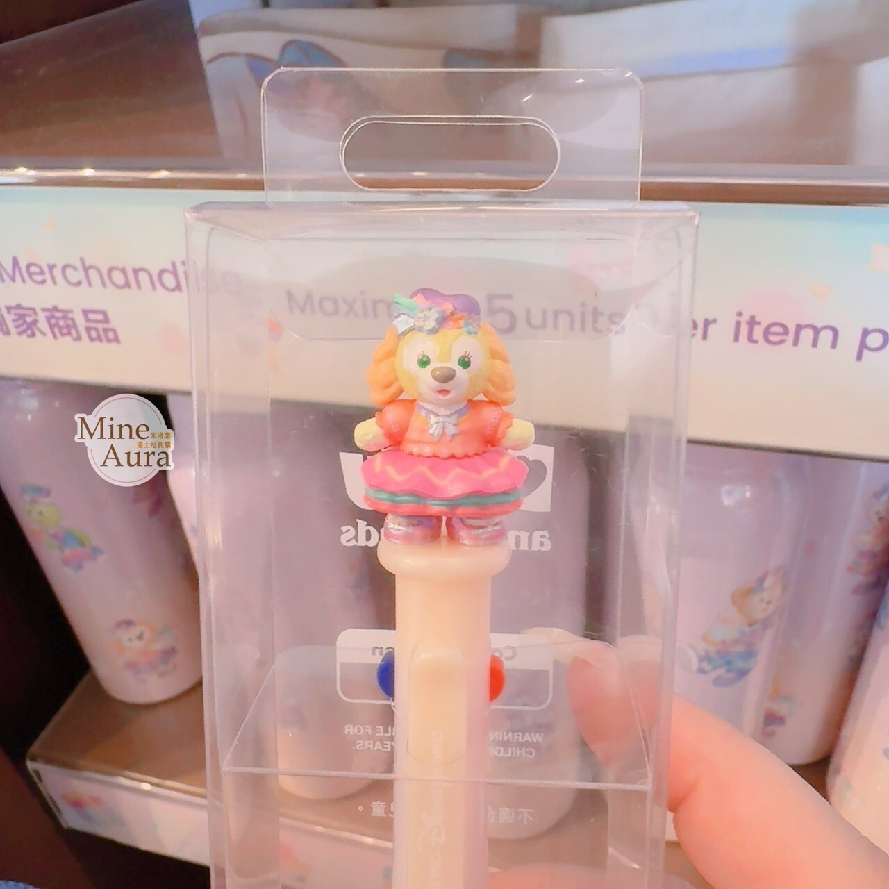 20周年奇妙派對 達菲Duffy與好友 可琦安 餅乾 CookieAnn 多色 四色 圓珠筆 文具用品 -香港迪士尼樂園